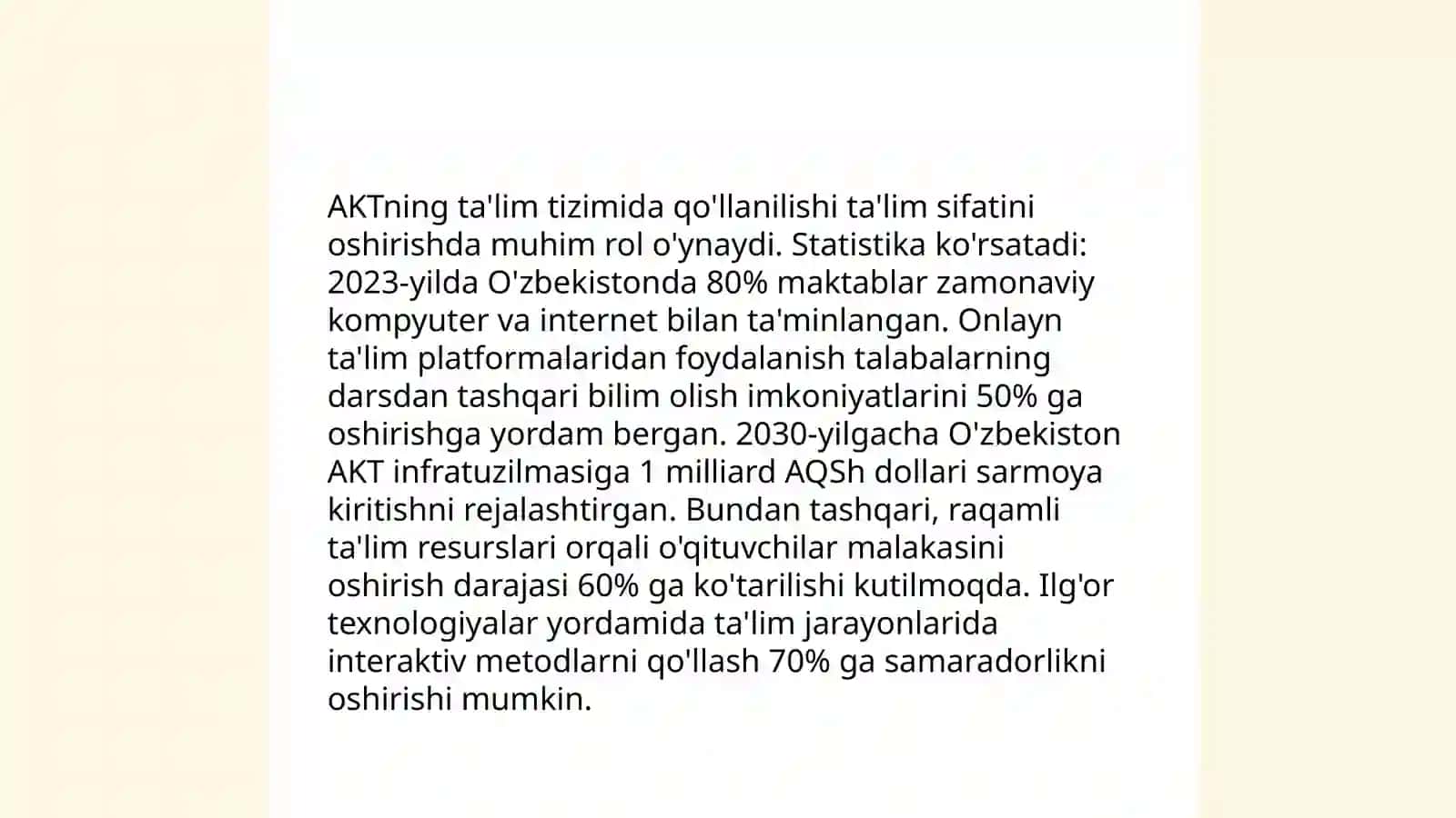 Ijtimoiy sohada AKTning rivojlantirish istiqbollari va asosiy vazifasilar 4