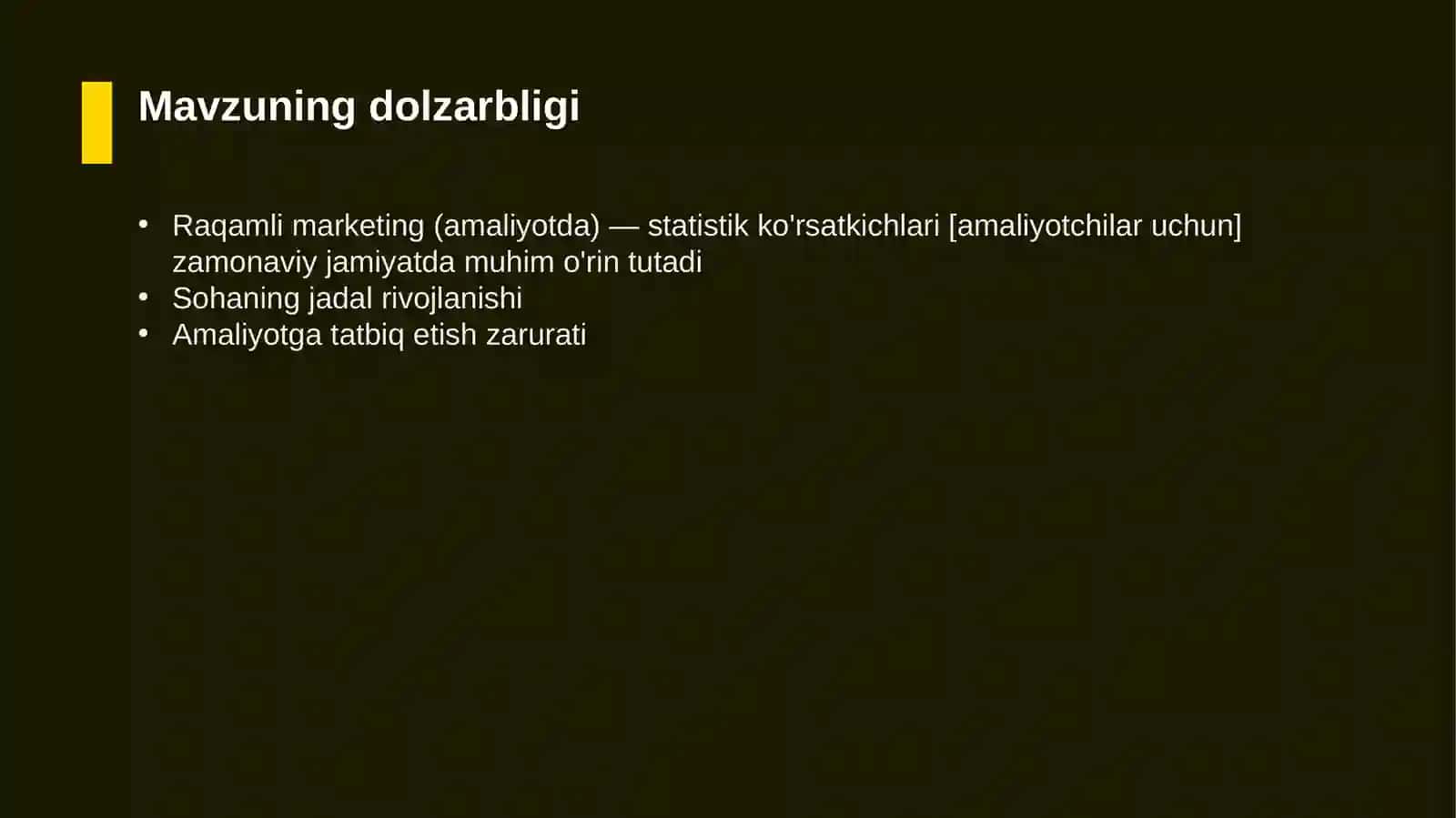 Raqamli marketing (amaliyotda) — statistik ko'rsatkichlari [amaliyotchilar uchun] 4