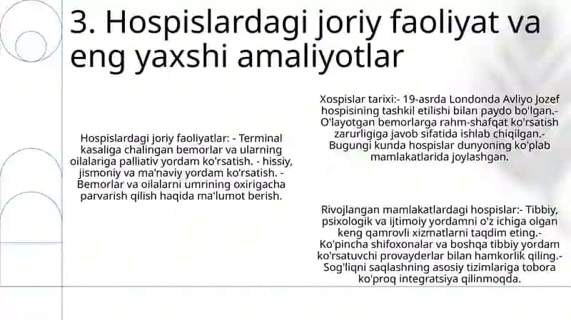 Hospis parvarishining ildizlari 4