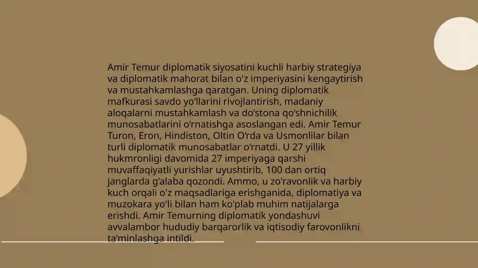 Amir Temur diplomatiyasi 4
