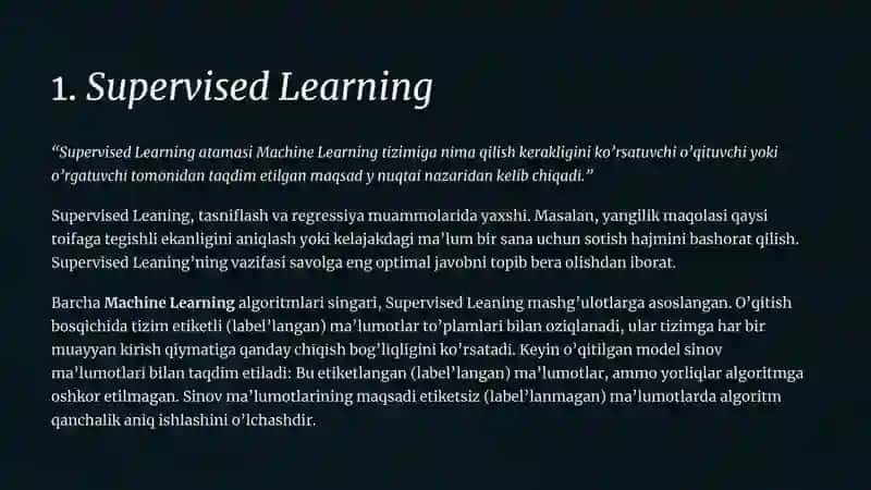 Mashina O‘rganishi (Machine Learning) Nima? 4