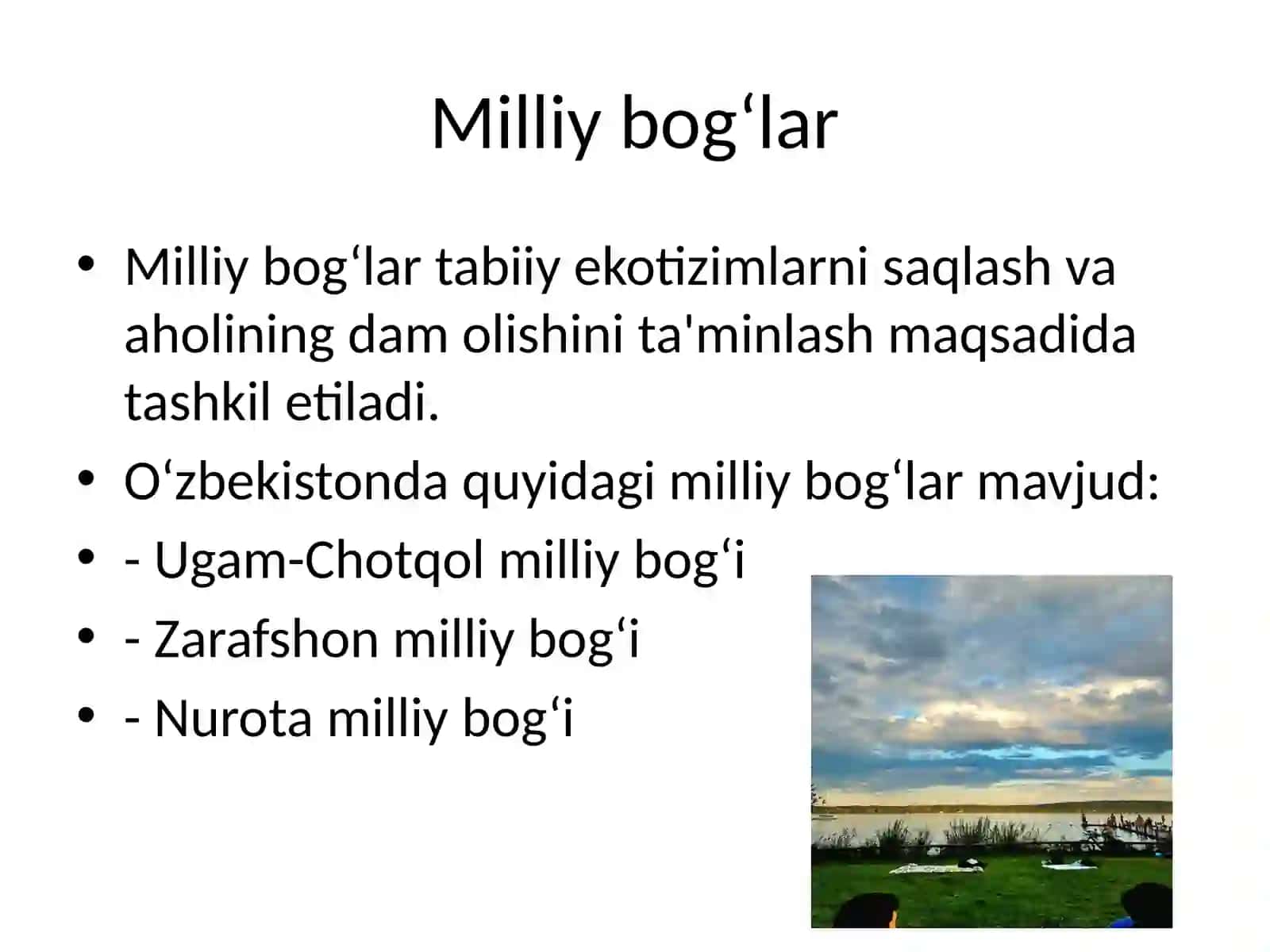 Muhofaza Qilinadigan Tabiiy Hududlar Tizimi 4
