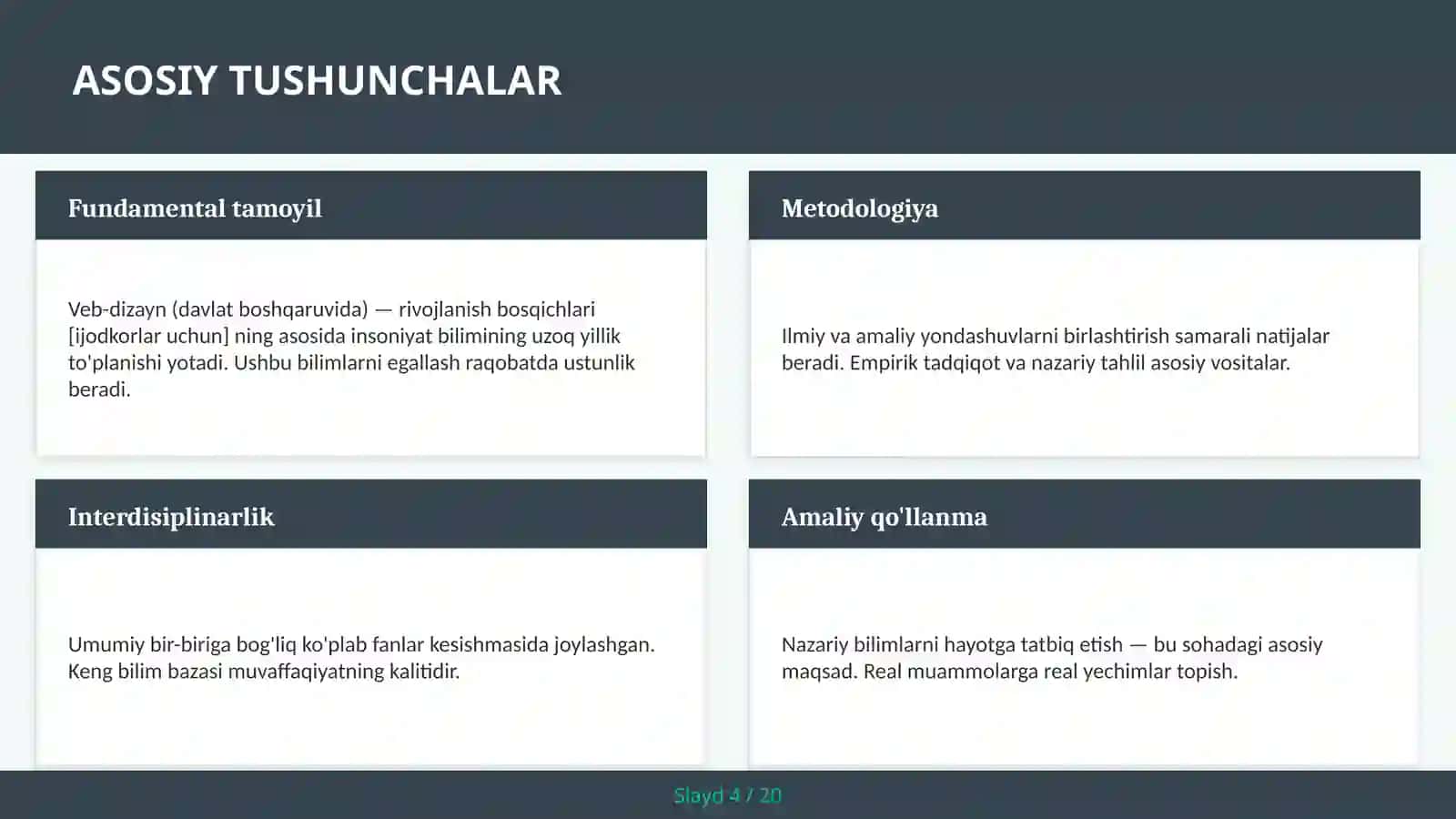 VEB-DIZAYN (DAVLAT BOSHQARUVIDA) — RIVOJLANISH BOSQICHLARI [IJODKORLAR UCHUN] 4