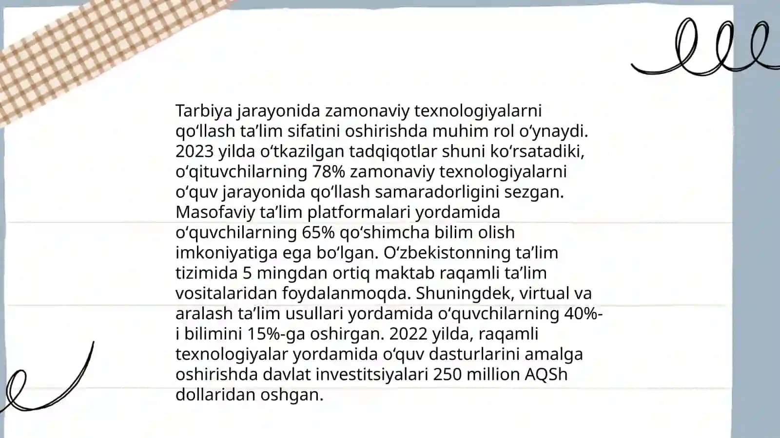 Ilgʻor xorijiy tajribalar asosida tarbiya jarayonini samardorligi 4