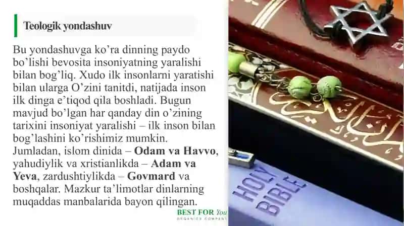 Ilk diniy tasavvurlar va milliy dinlar 4