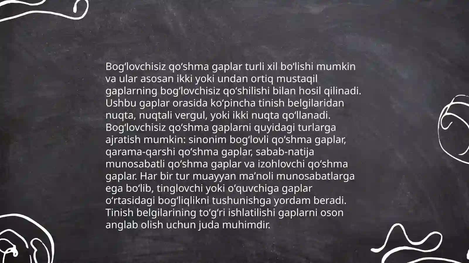 Bogʻlovchisiz qoʻshma gaplarning oʻrganilishi va tadqiqi 4