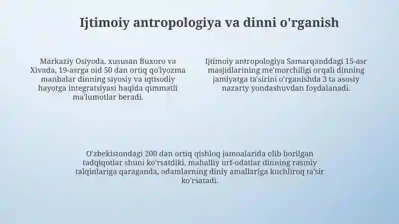 Dinni o'rganishdagi yondashuvlar 4