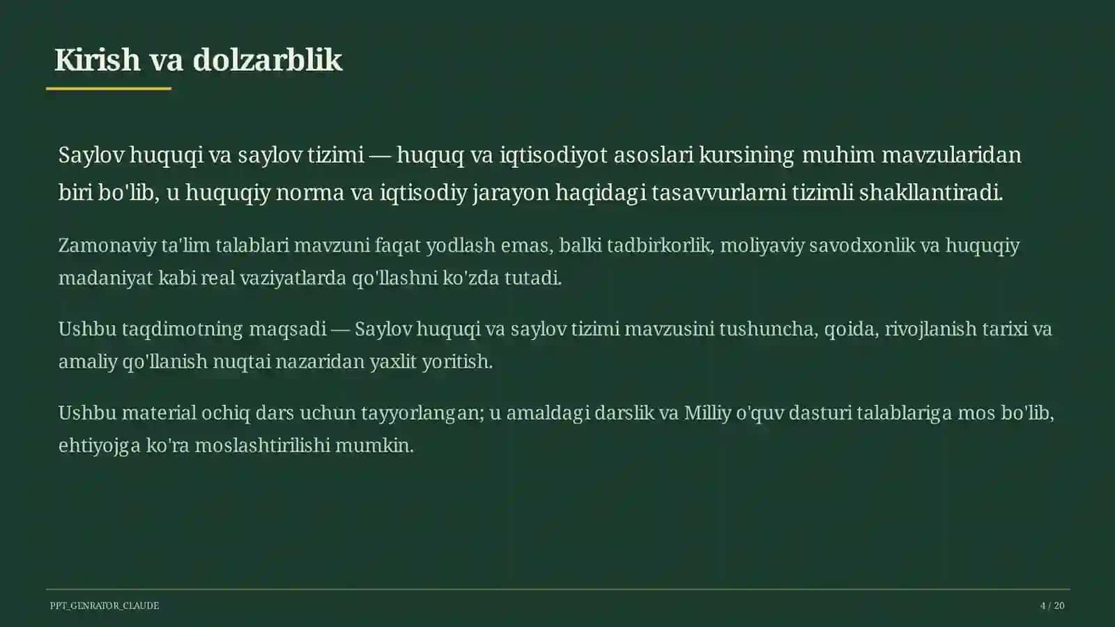 Huquq va iqtisodiyot asoslari (9–11) 4