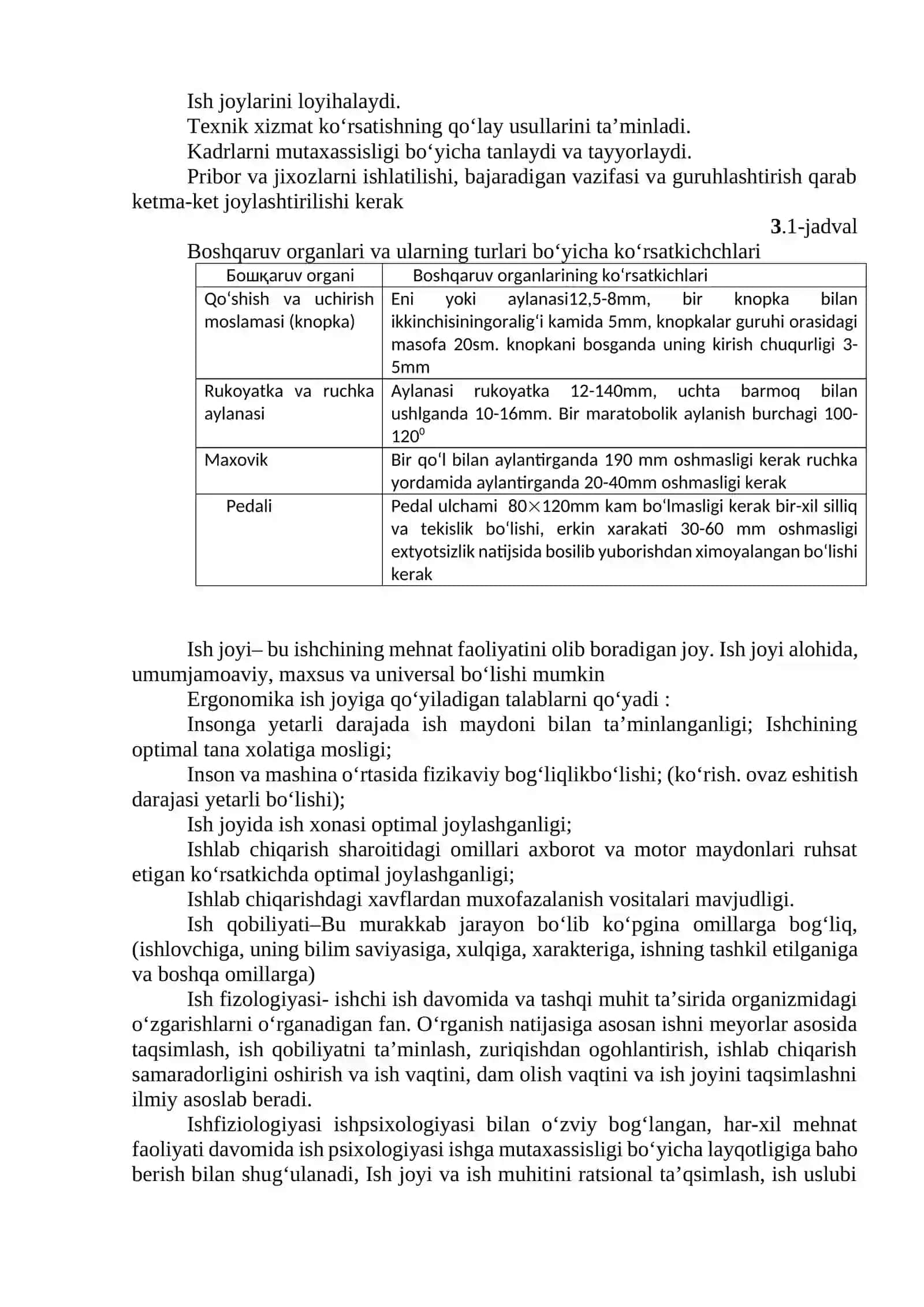 Faoliyat xavfsizligini ta’minlashning ergonomika va psixologik asoslari 4