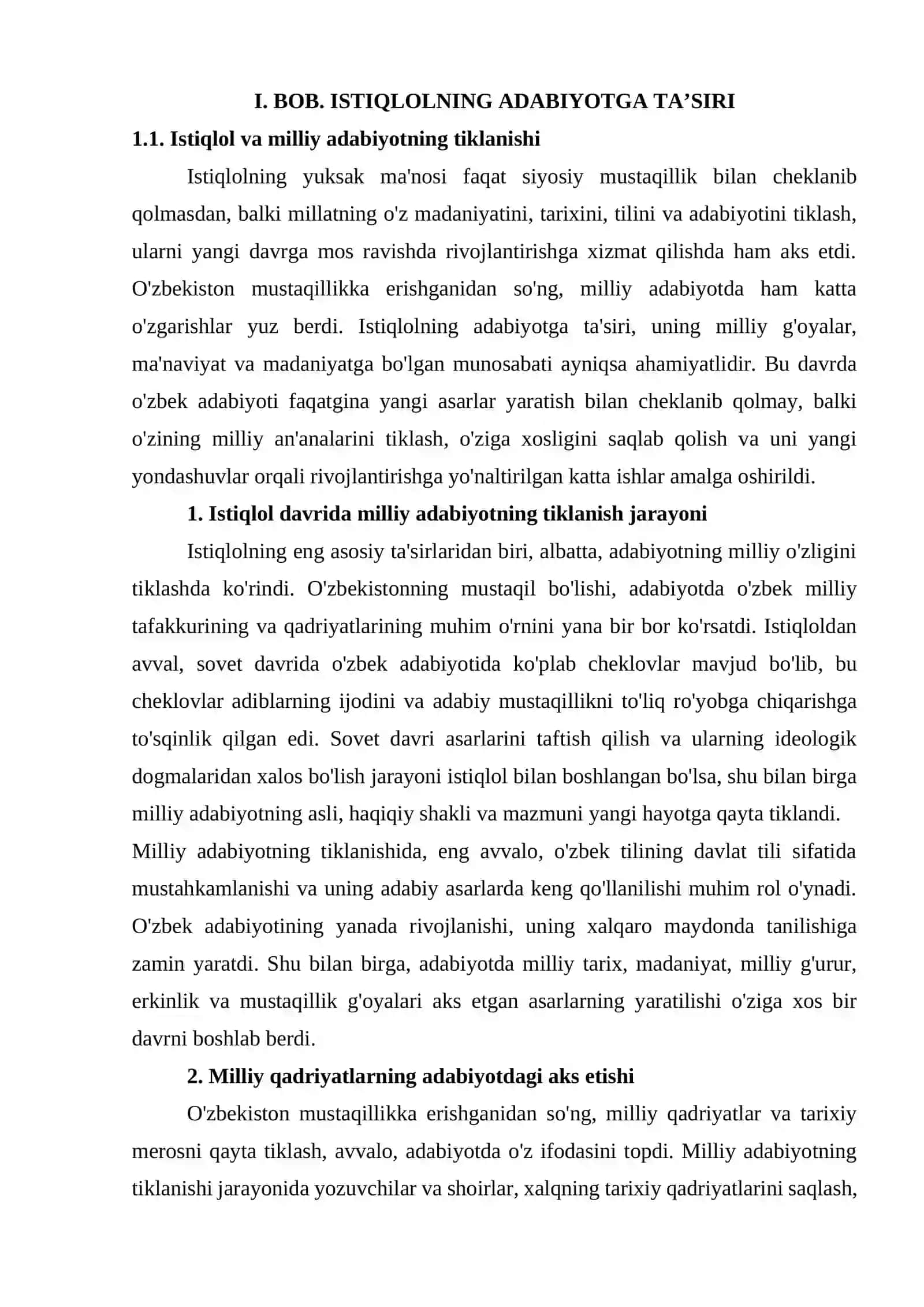 ISTIQLOL VA ADABIYOT 4