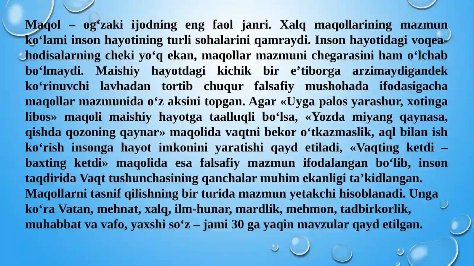 XALQ MAQOLLARI VA TOPISHMOQLAR 4