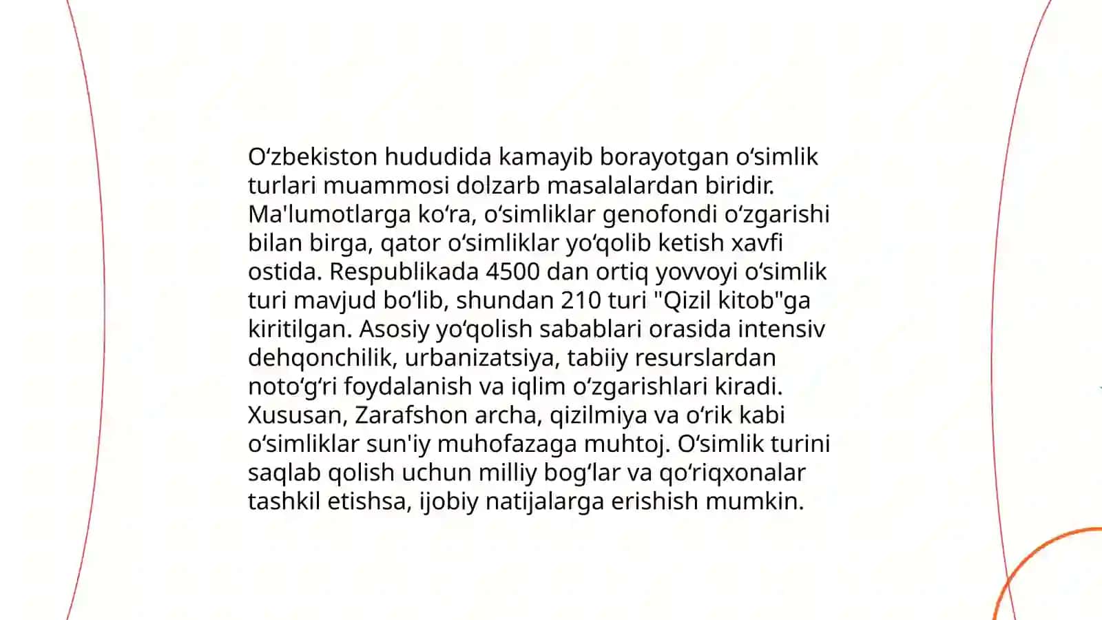 Kamayib borayotgan o‘simlik va hayvonot turlari 4