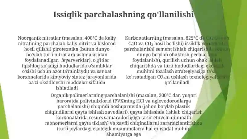 Termik parchalanish 4