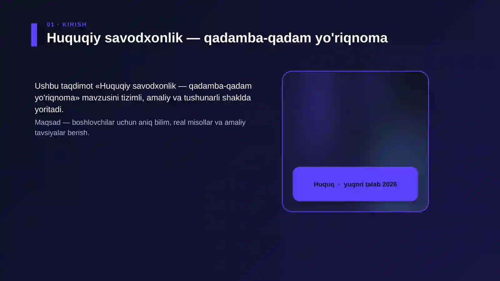 Huquqiy savodxonlik — qadamba-qadam yo'riqnoma 4