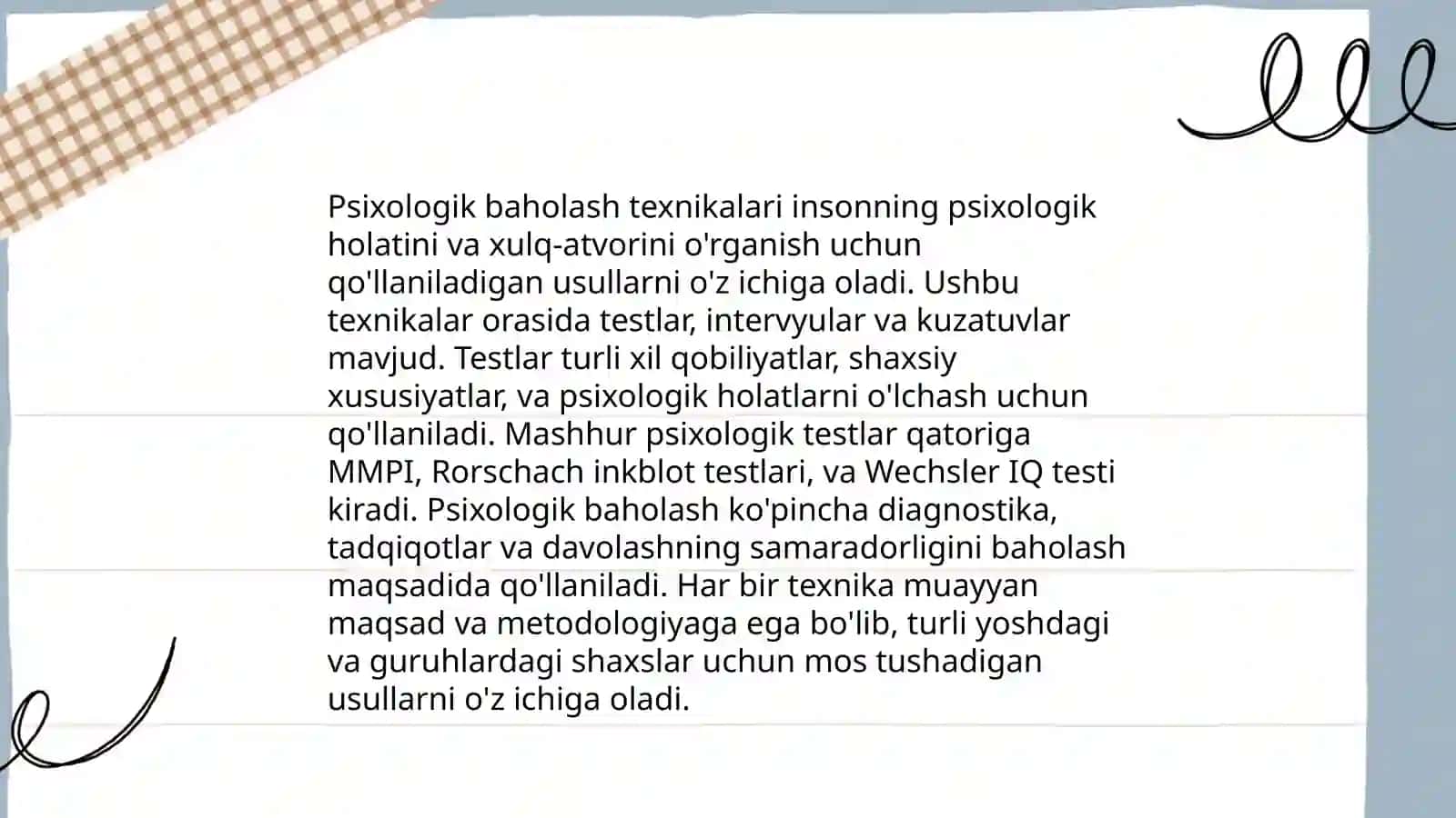 Imkoniyati cheklangan,uzoq muddat davolanishga muhtoj bolalar faoliyatini baholash usullari va vositalari 4