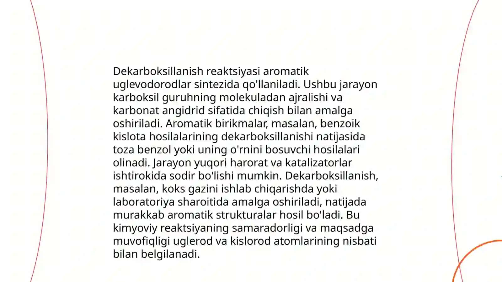 Aromatik uglevodorodlar. Aromatik uglevodorodlarning olinish usullari 4