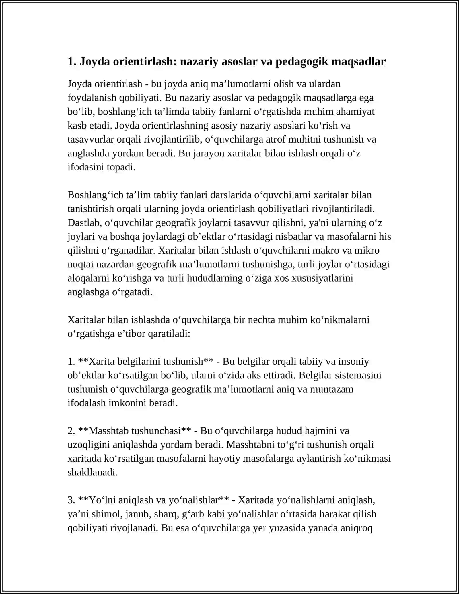 TABIIY FANLAR NAZARIYASI VA METODIKASI FANIDAN 4