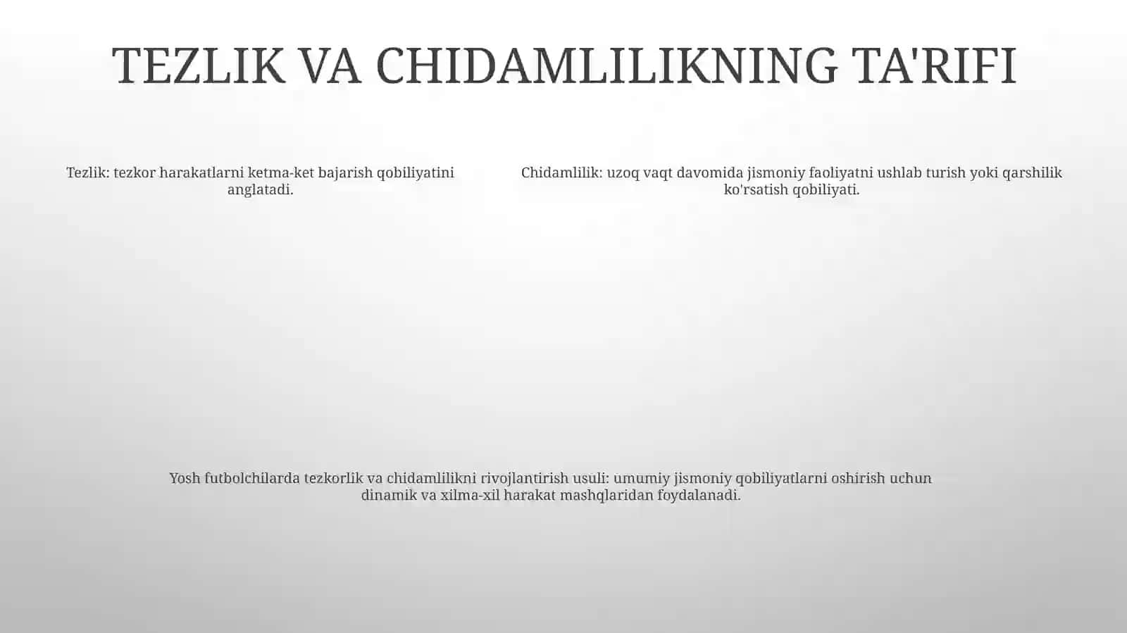 Yosh Futbolchilarda Harakatli OʻYinlardan Foydalanib Tezkorlik Va Chidamlilikni Rivojlantirish Metodikasi 4