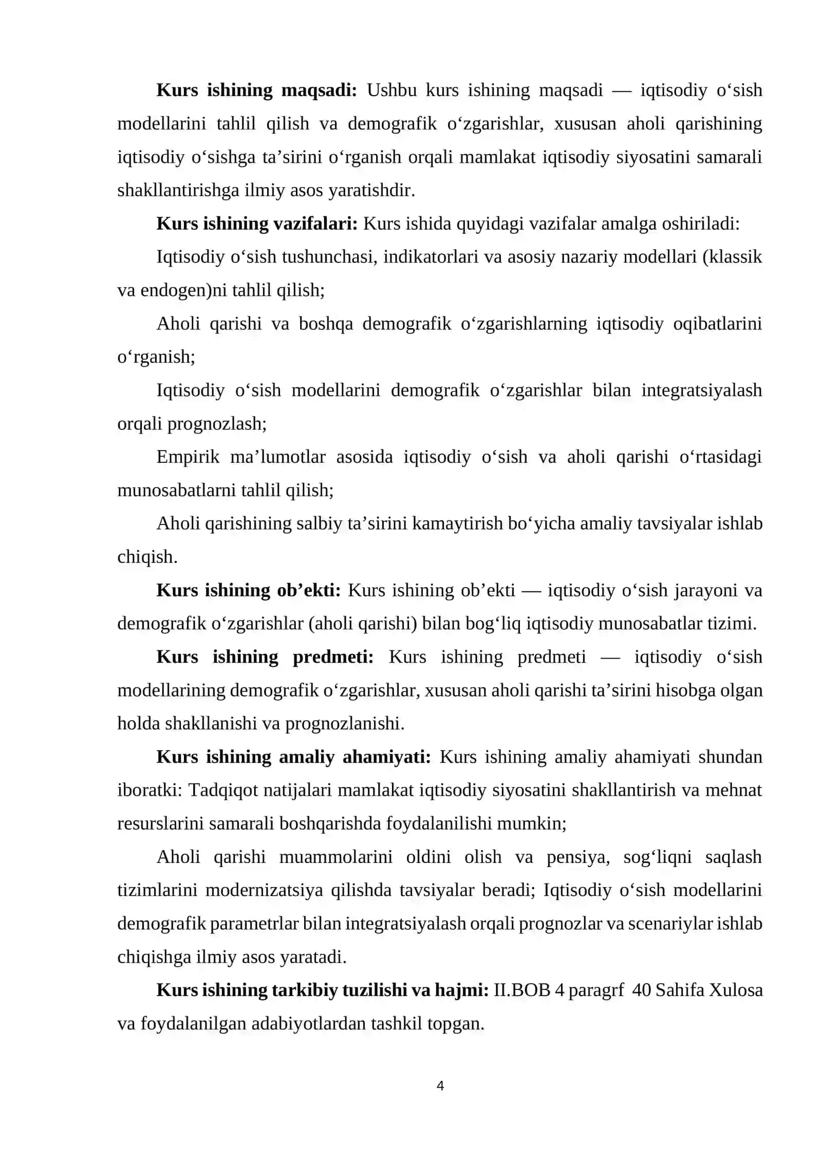 IQTISODIY O‘SISH MODELLARI VA DEMOGRAFIK O‘ZGARISHLAR (AHOLI QARISHI) 4