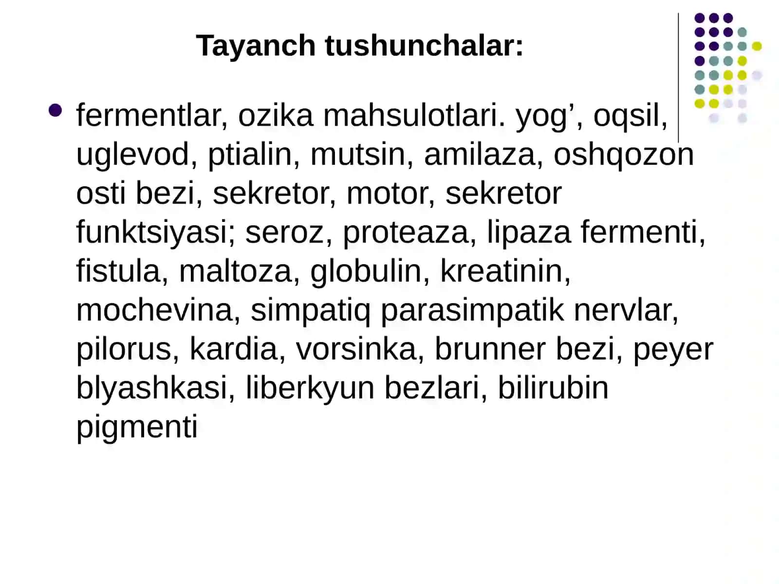 OVQATHAZMQILISH SISTEMASINING FIZIOLOGIYASI 4