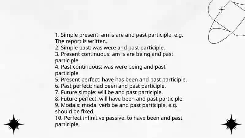 Passive voice 4