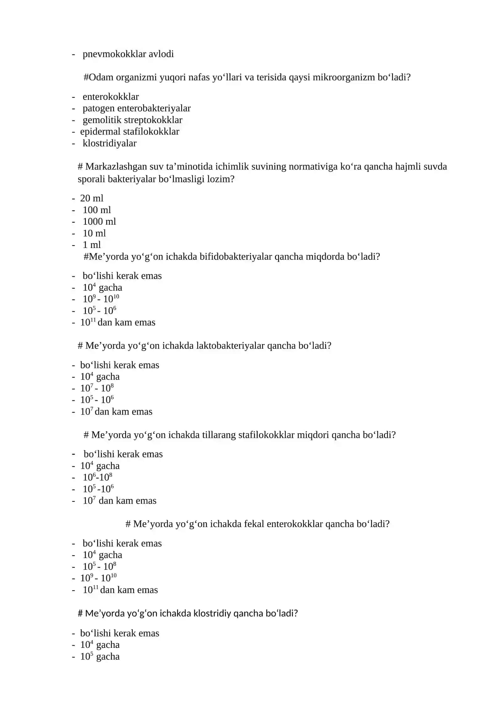 Mikroorganizmlarni amalda qo‘llash. Mikroorganizmlardan foydalanish sohalari 4