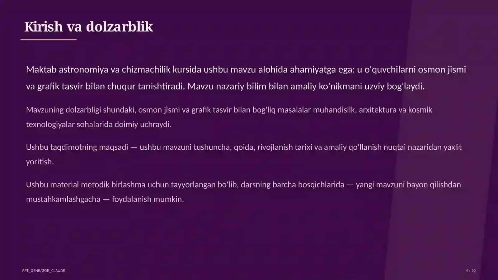 Quyosh sistemasi: sayyoralar va ularning yo'ldoshlari (9-sinf) 4