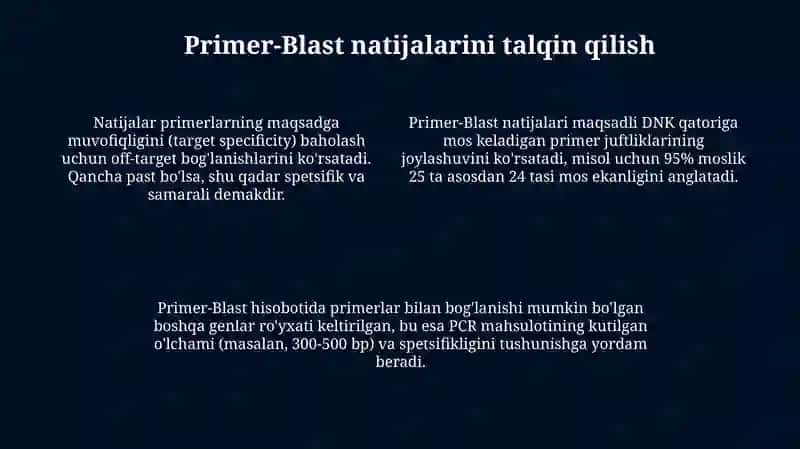 PRIMER-BLAST dasturi 4