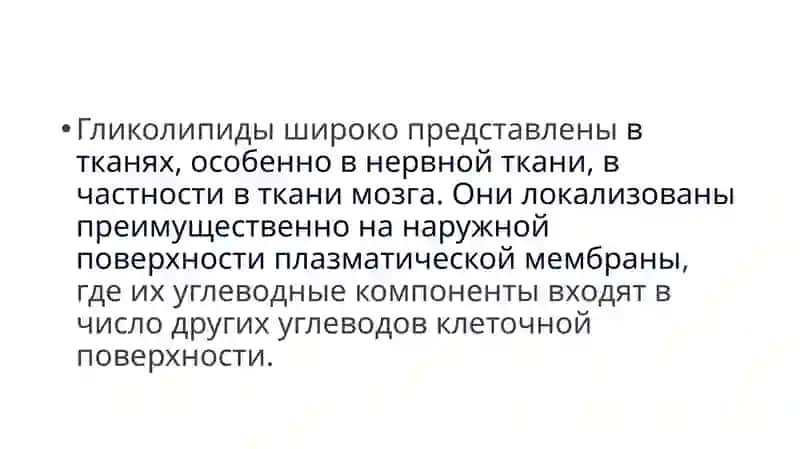 Гликолипиды 4