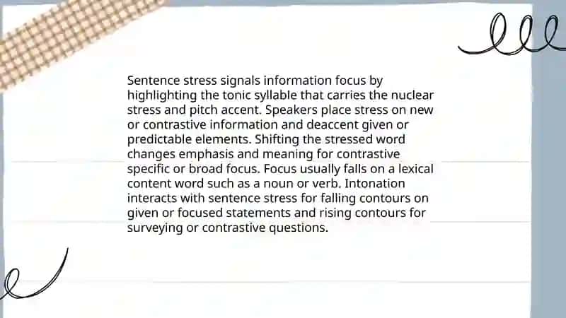 Lexical stress patterns in English words 4