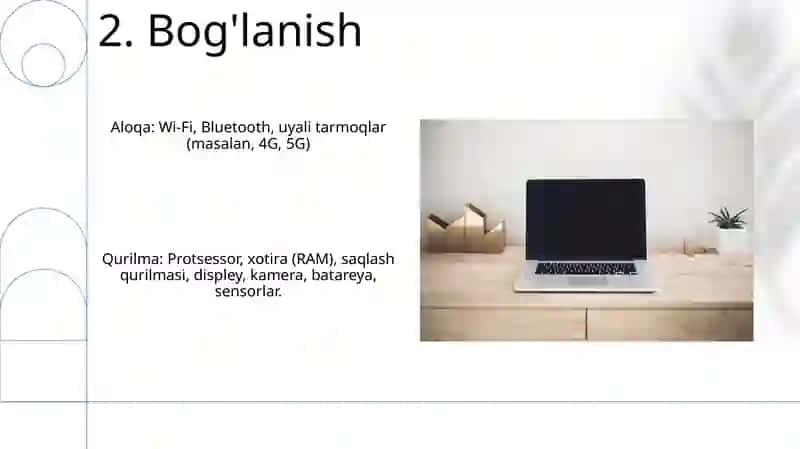 Mobil texnologiyalarning texnik ta'minoti turlari 4