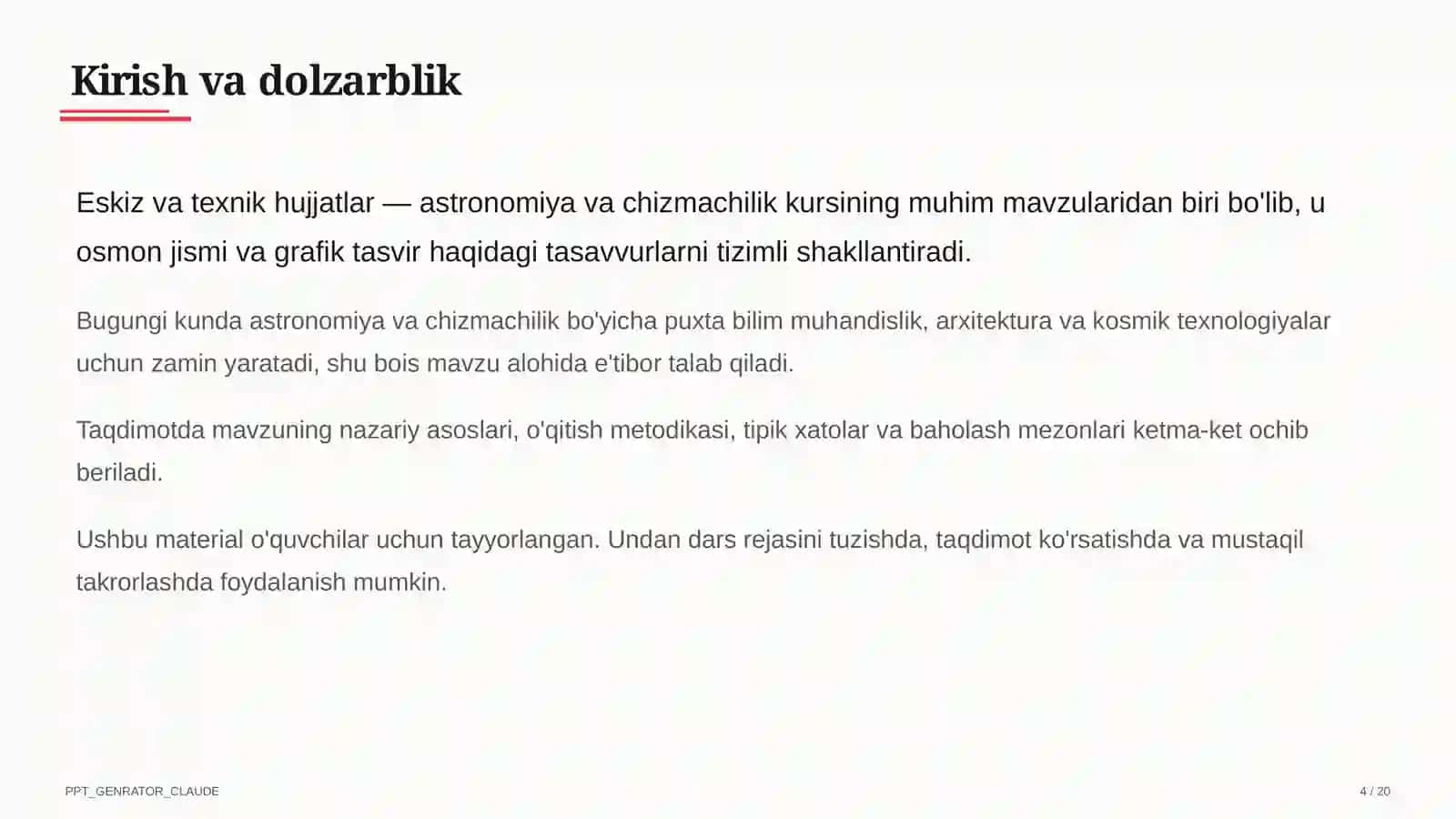 Eskiz va texnik hujjatlar (9-sinf) 4
