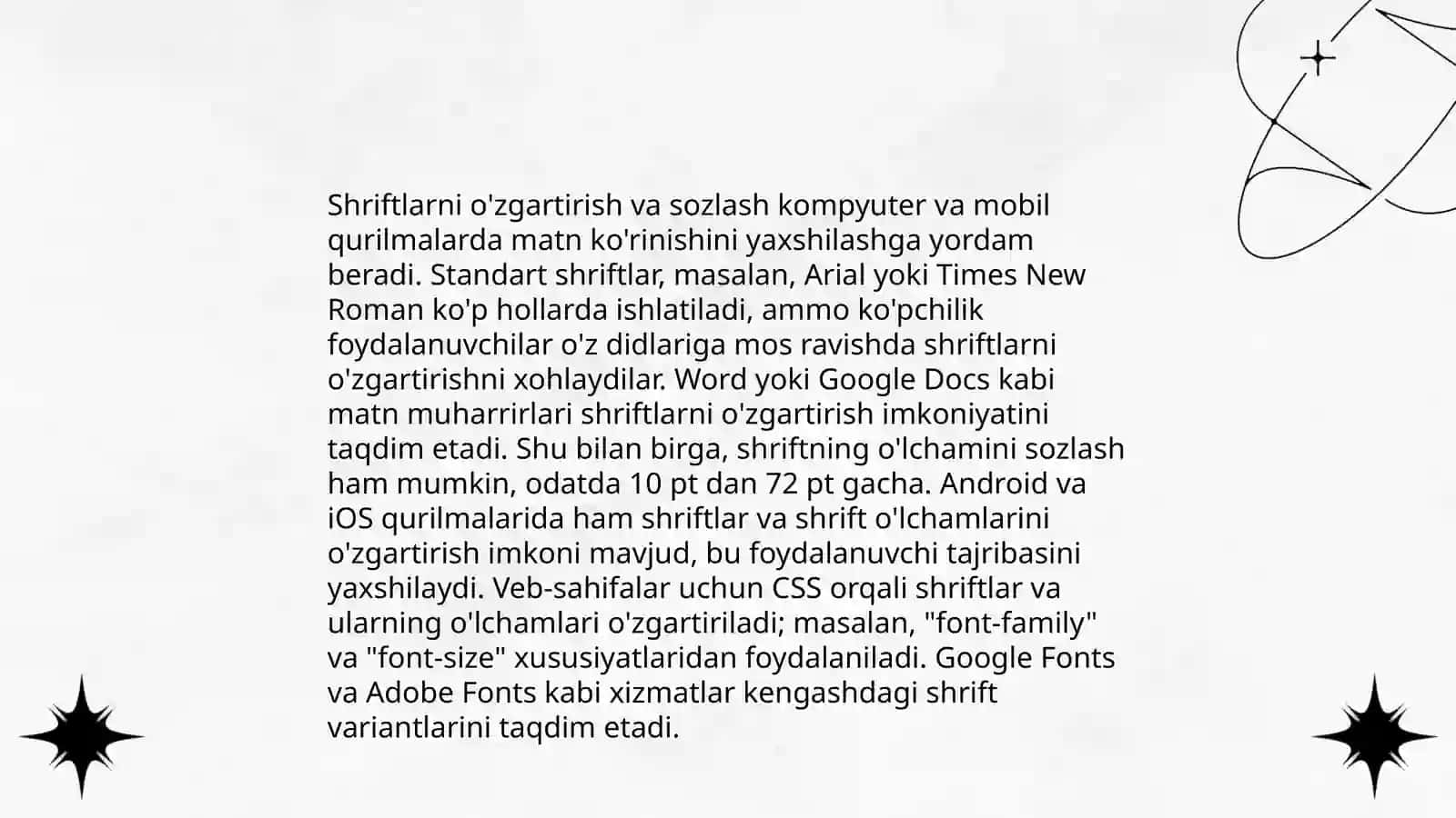 Matn yozish va tahrirlash 4