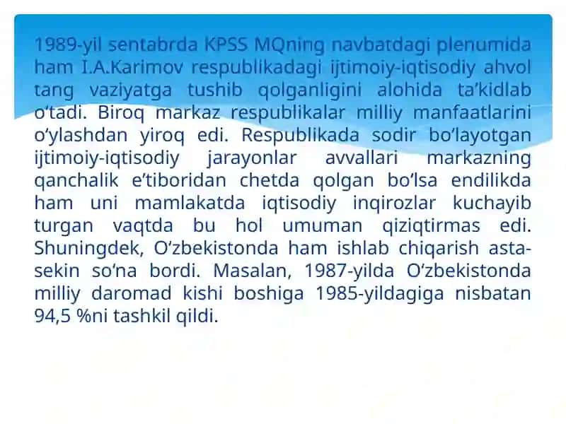 Mustaqil O‘zbekiston Respublikasi tashkil topishining tarixiy ahamiyati 4