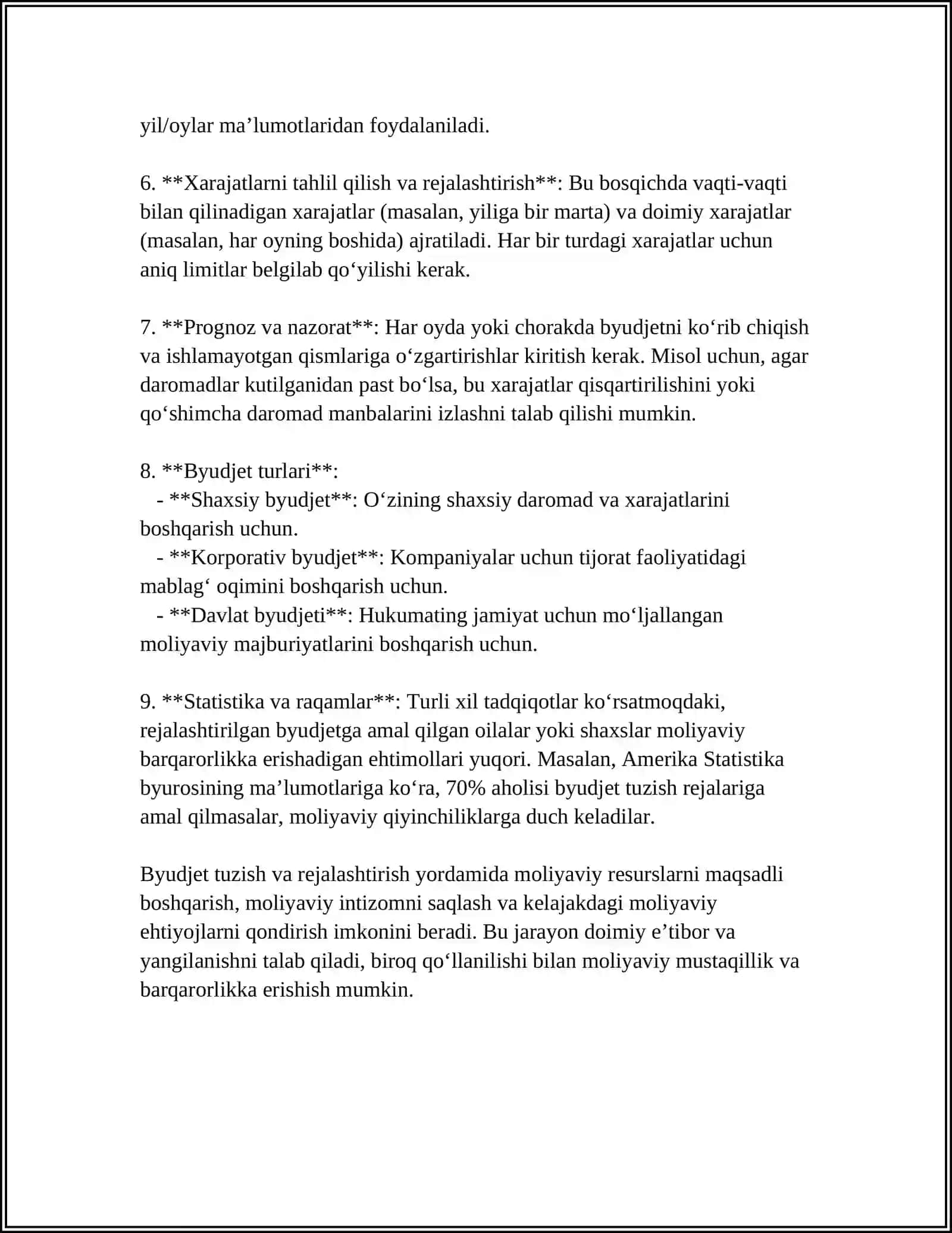 PUL MABLAGLARI BOSHQARISH MODULLARI VA PUL OQIMI 4
