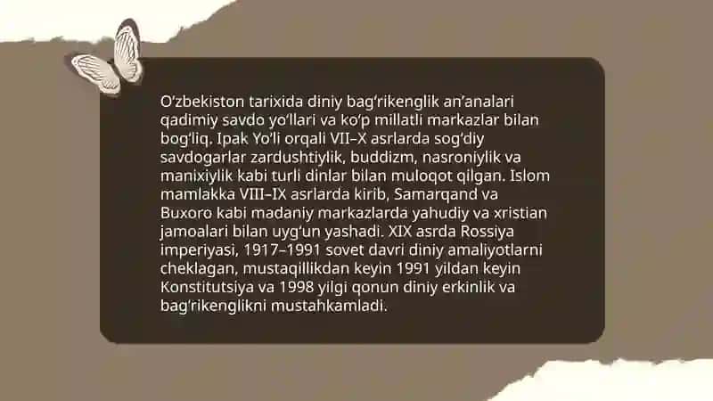Diniy Bagʻrikenglik 4