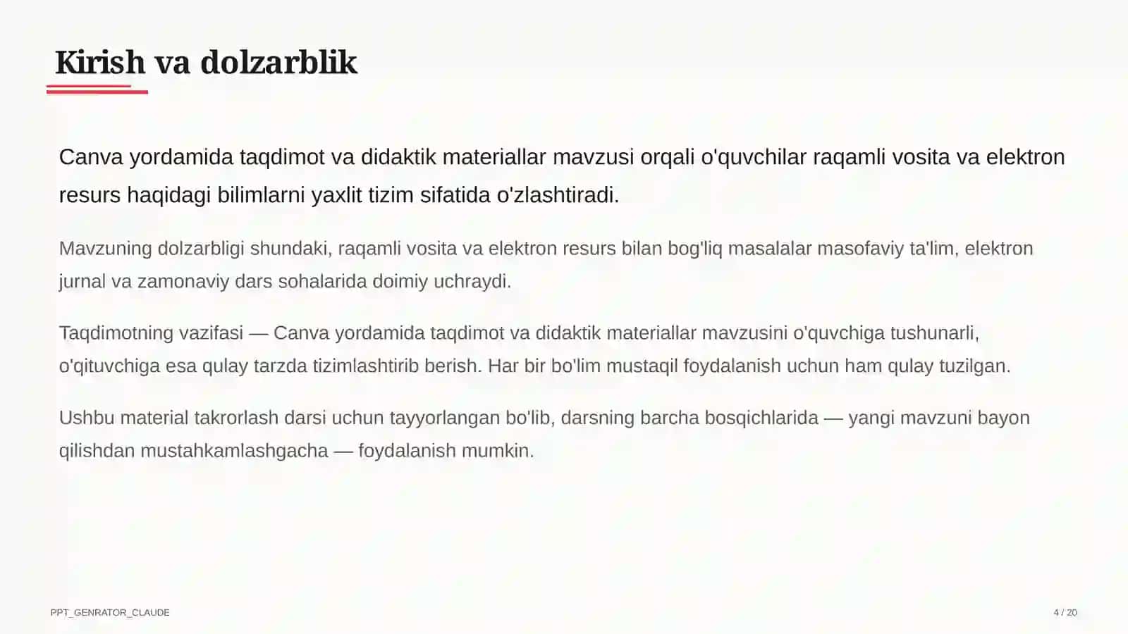 Canva yordamida taqdimot va didaktik materiallar 4