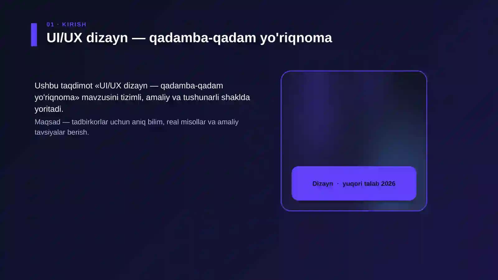 UI/UX dizayn — qadamba-qadam yo'riqnoma 4