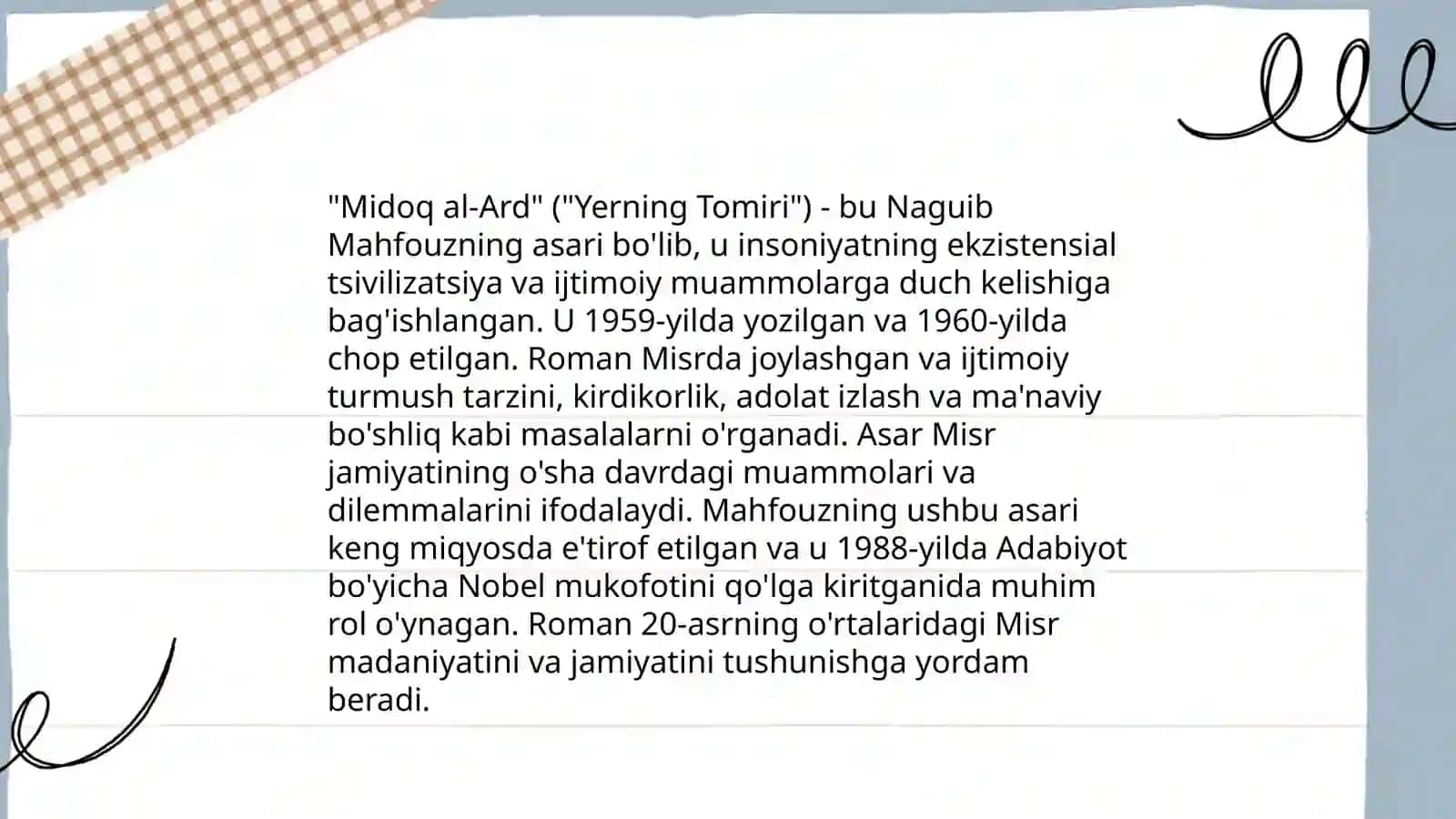 Najib Mahfuz Ijodi 4