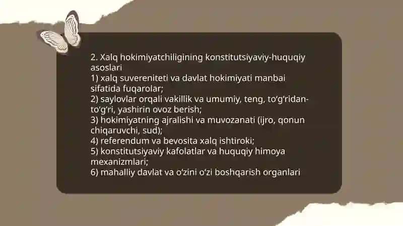 Xalq hokimiyatchiligining konstitutsiyaviy asoslari 4