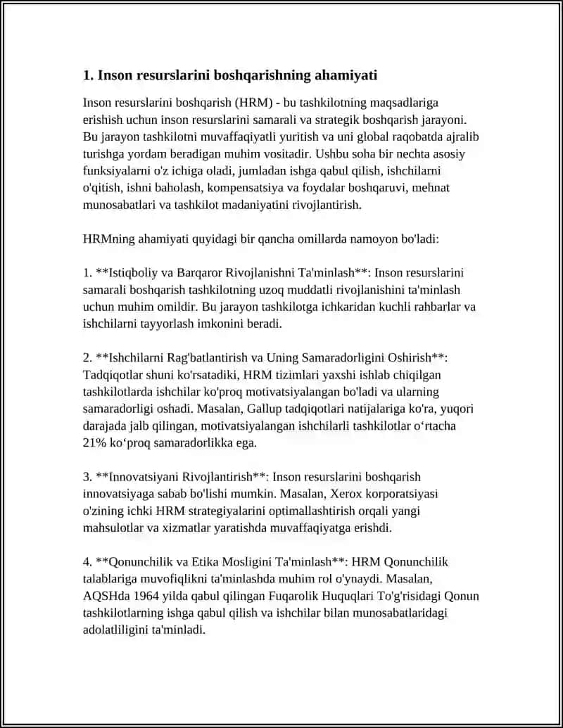 AKSIYADORLIK JAMIYATLARIDA INSON RESURSLARINI XIZMAT-KASB JIHATIDAN KO'TARILISHINI BOSHQARISH TIZIMI 4