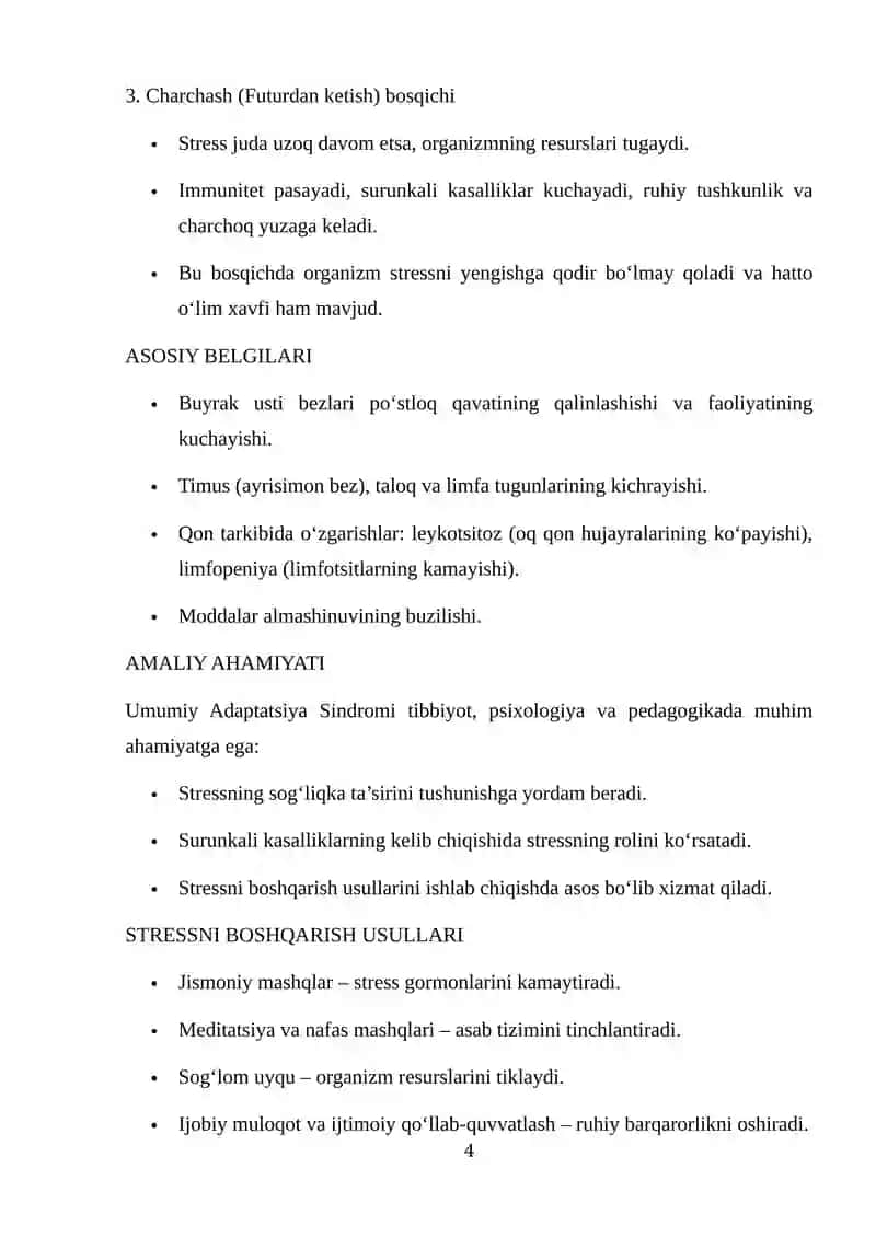 Umumiy adaptasion sindrom 4