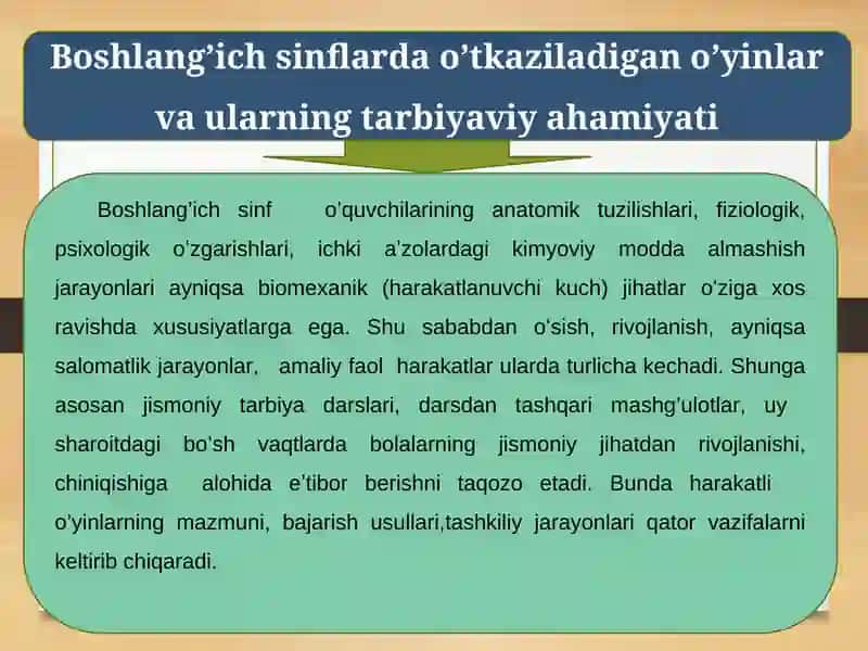 Harakatli o'yinlar 4