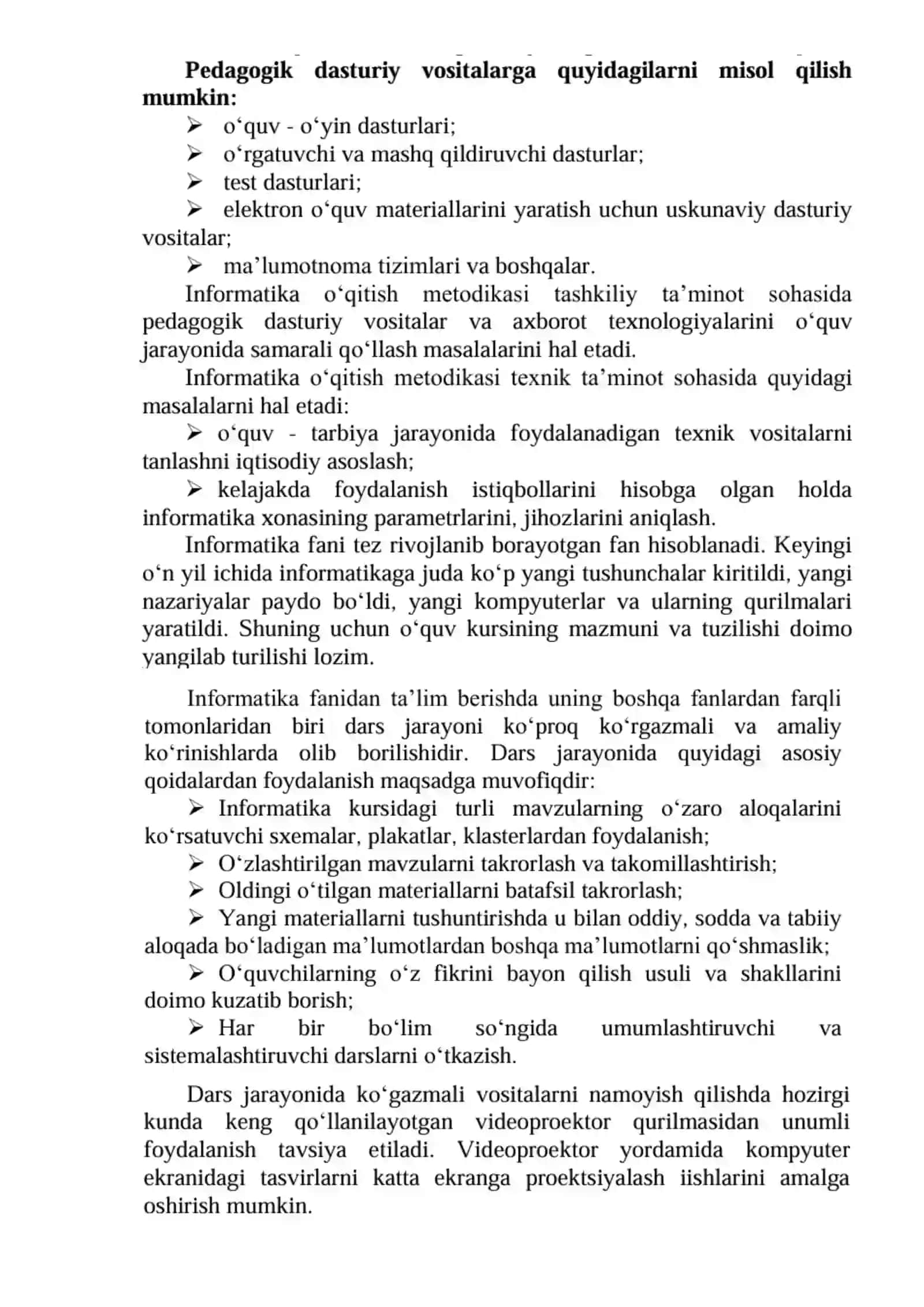 9-Ma‘ruza: Uzluksiz ta‘lim tizimida informatika va axborot texnologiyalari fanini o‘qitish ta‘minotlari 4