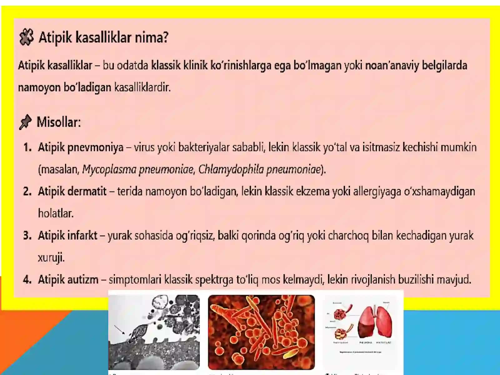 Psevdoallergiya va atipik kasalliklar 4