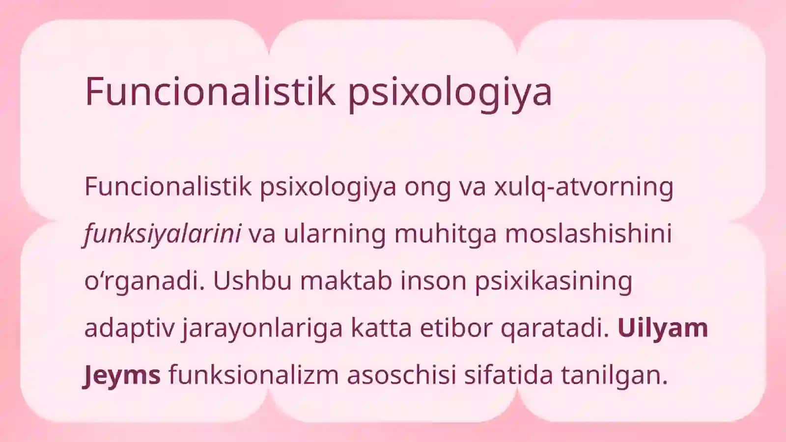 Psixologiya maktablari.Psixologiyaning tadqiqot metodlari 4