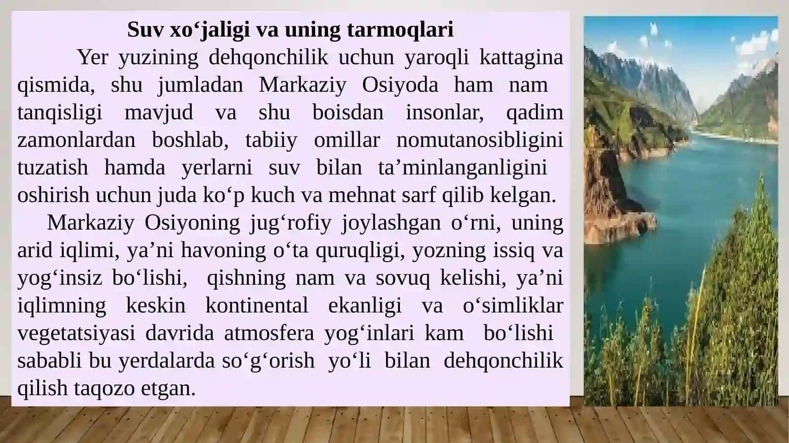 Gidrotexnika inshootlari haqida umumiy ma’lumotlar 4