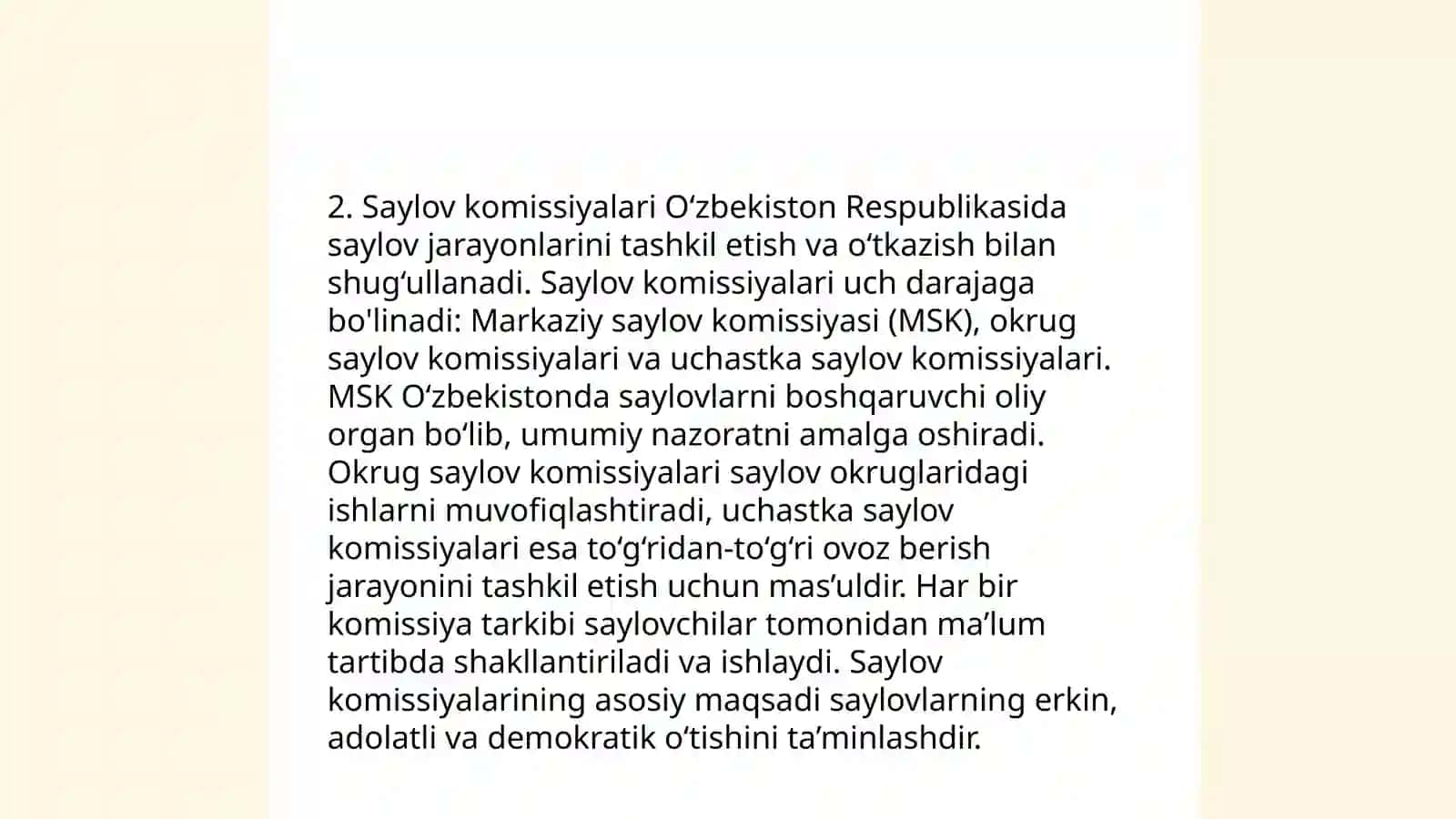 O'zbekiston Respublikasi saylov tizimi 4