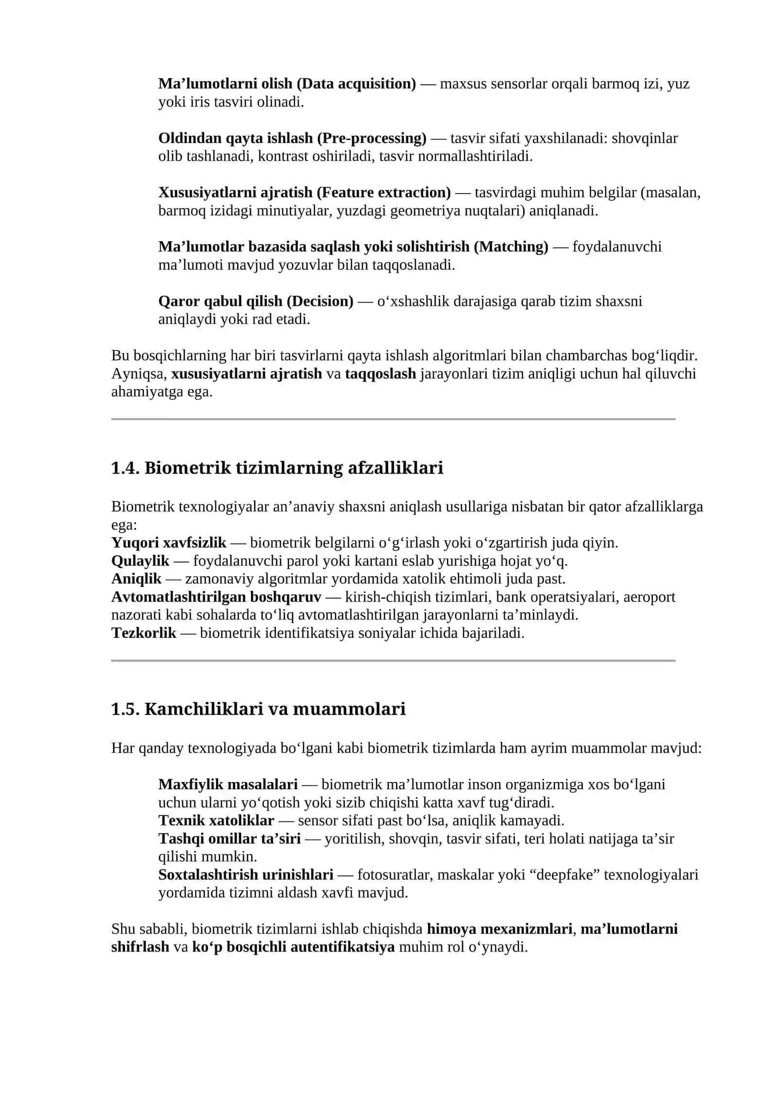 Biometrik tizimlarda tasvirlarni qayta ishlash 4