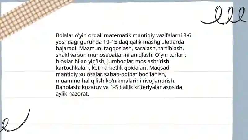 Mantiqiy fikrlash 4